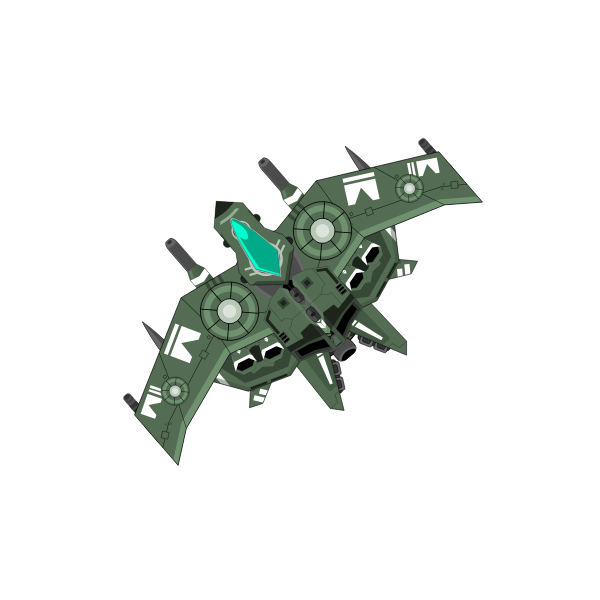 SVG Green UFO