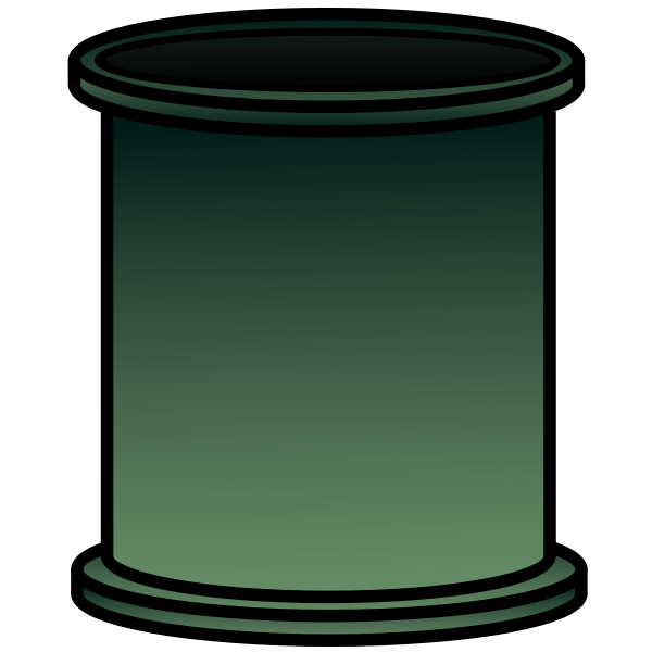 SVG Green water pipe