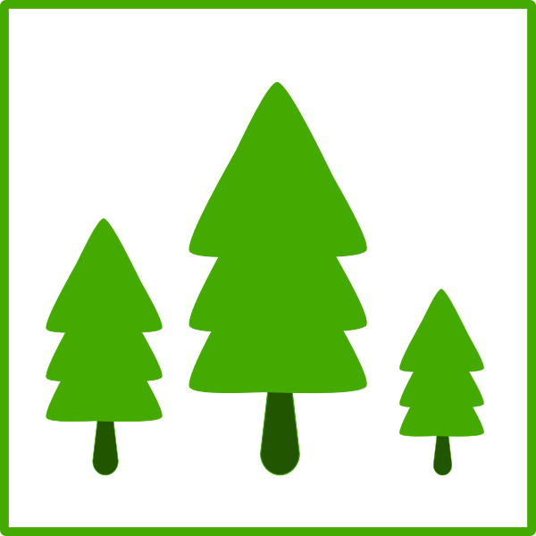SVG Green wood vector icon