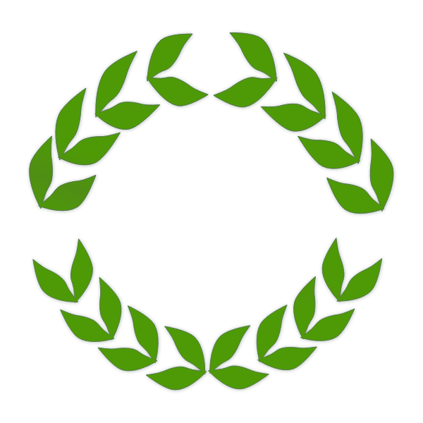 SVG Green wreath