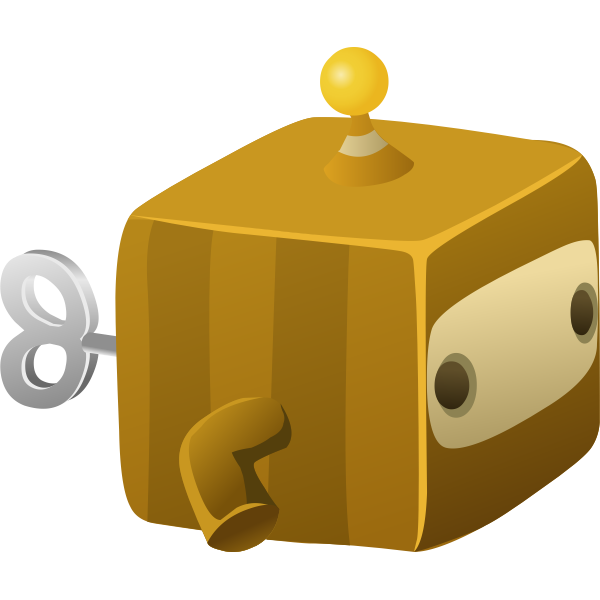 SVG Greeter bot toy