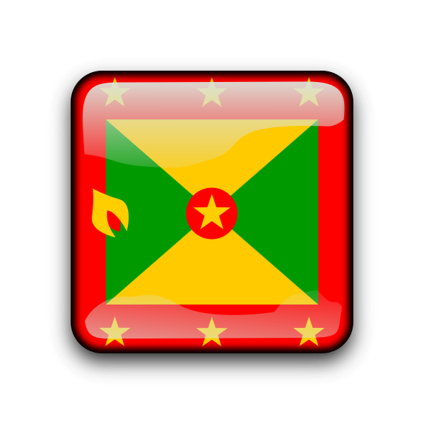 SVG Grenada flag button