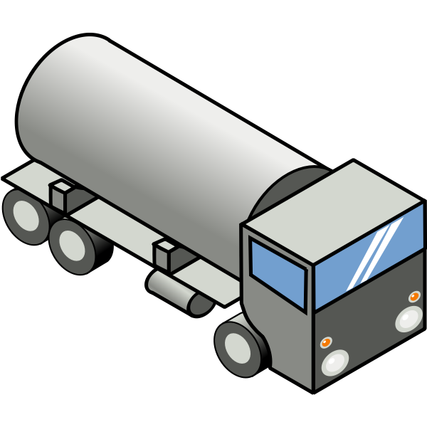 SVG Grey cistern vector illustration