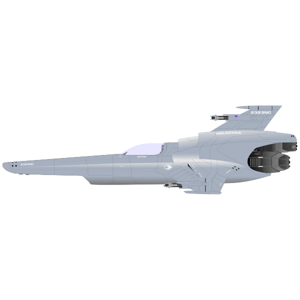 SVG Grey flying object