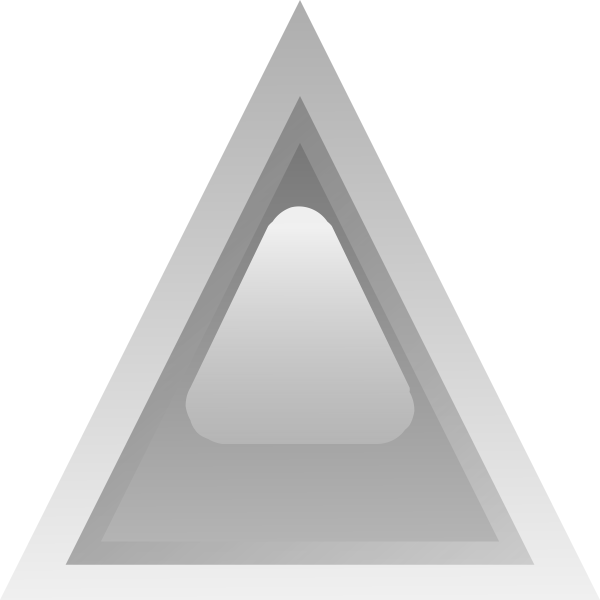 SVG Grey led triangle vector image