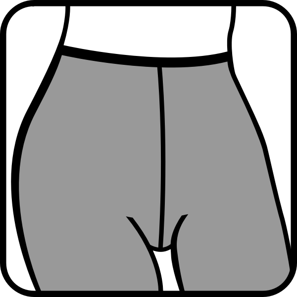 SVG Grey pantyhose