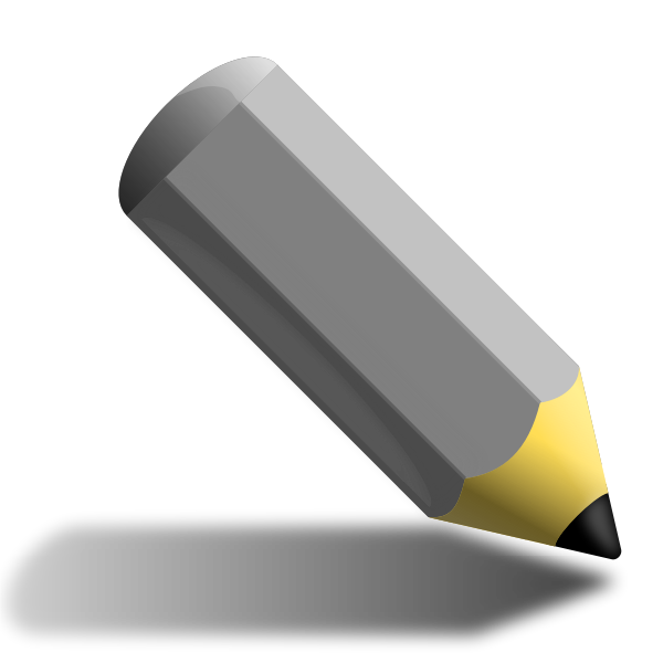 SVG Grey pencil