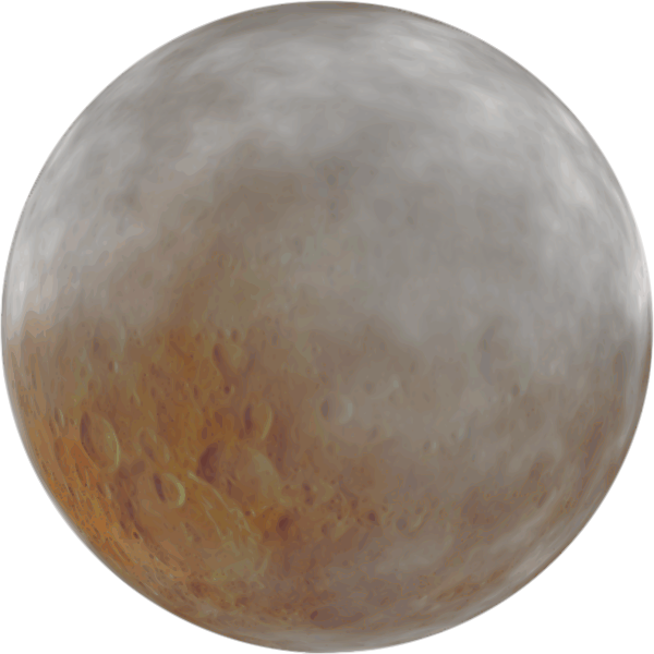 SVG Grey planet