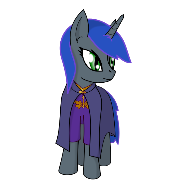 SVG Grey pony