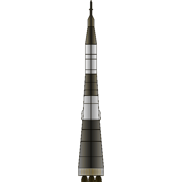 SVG Grey rocket image