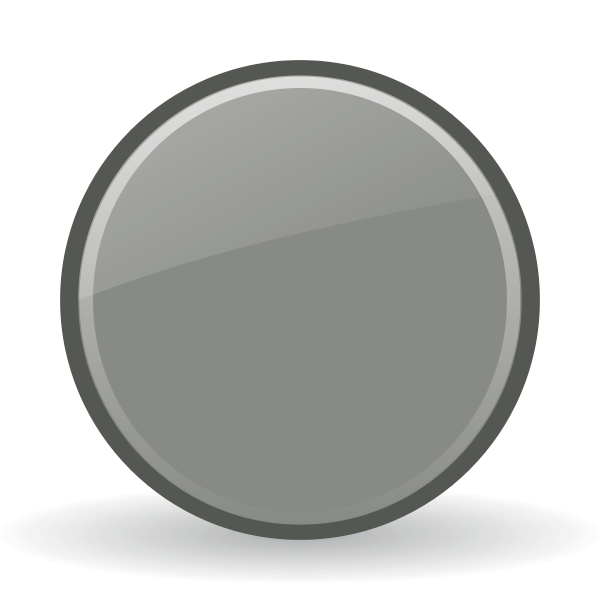 SVG Grey shiny button vector clip art