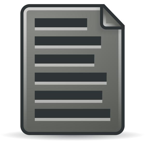 SVG Grey text symbol