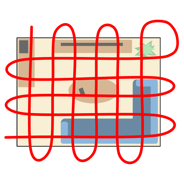 SVG Grid search pattern illustration