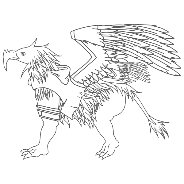 SVG Griffin vector