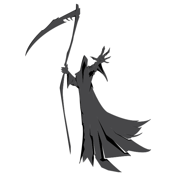 SVG Grim Reaper Illustration