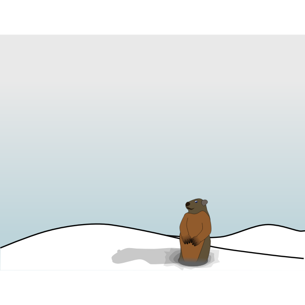 SVG Groundhog Emerging