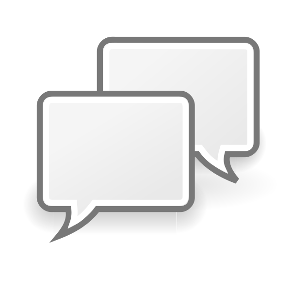 SVG Group chat icon vector illustration