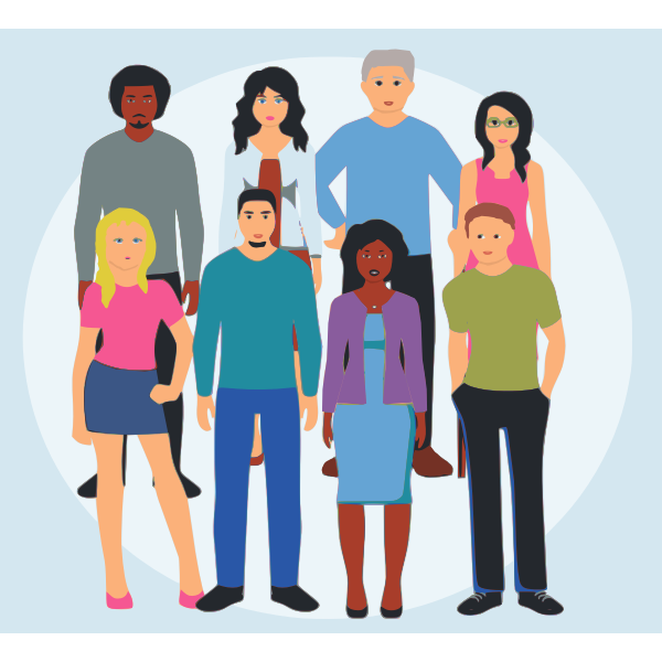 SVG Group of people