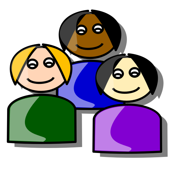 SVG Group of people vector image