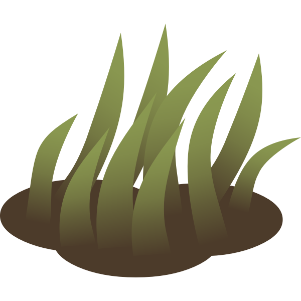 SVG Growing grass in nature