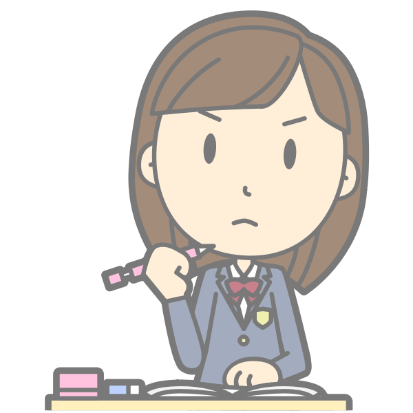 SVG Grumpy student vector image