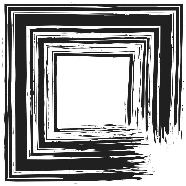 SVG Grunge frame vector image