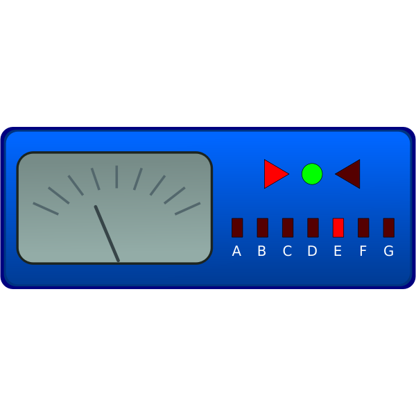 SVG Guitar bass tuner
