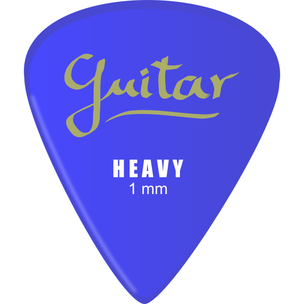 SVG Guitar pick vector graphics