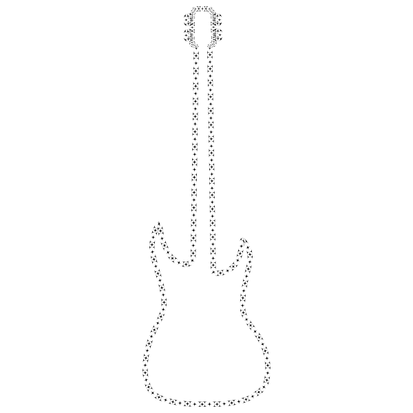 SVG Guitar silhouette