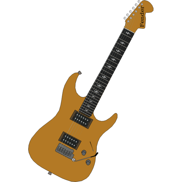 SVG Guitar vector instrument