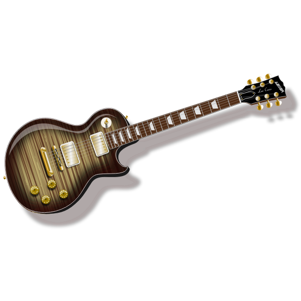 SVG Guitar with shadow