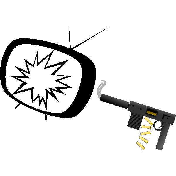 SVG Gun and broken TV
