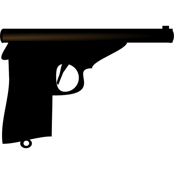 SVG Gun silhouette