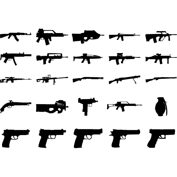 SVG Guns Pack