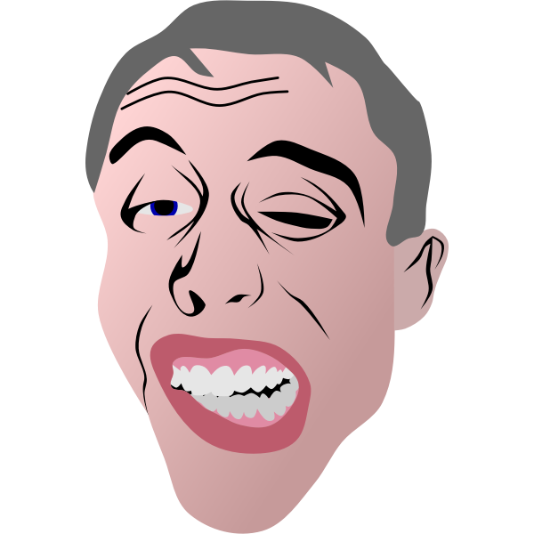 SVG Gurn face