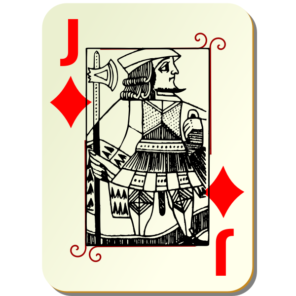 SVG Guyenne deck Jack of diamonds
