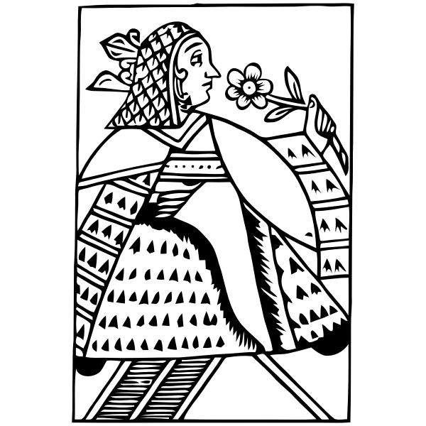 SVG Guyenne queen illustration