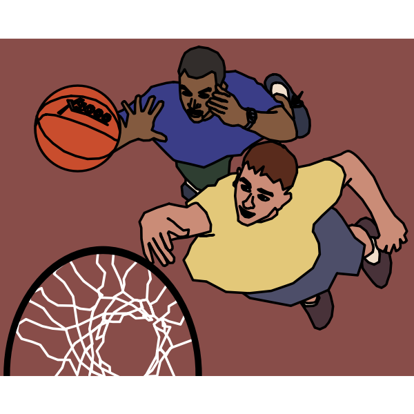 SVG Guys and basketball
