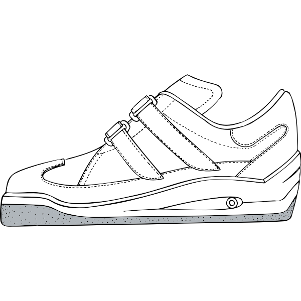 SVG Gym shoe vector drawing