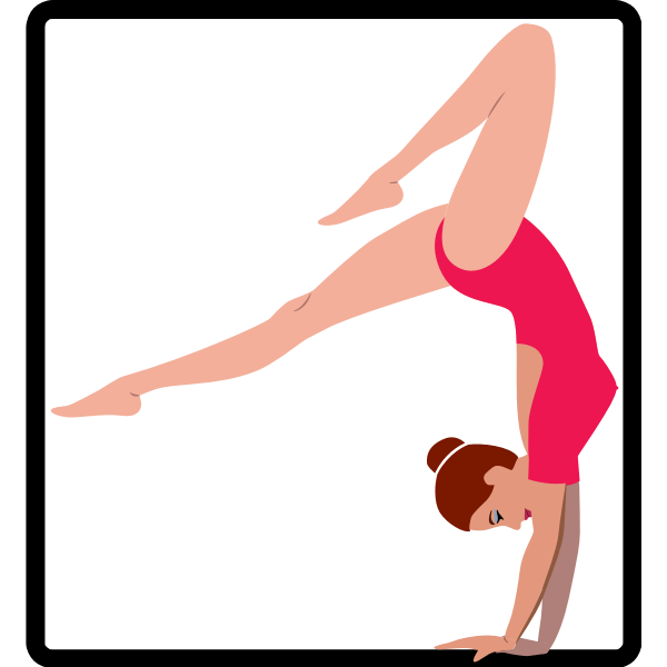 SVG Gymnast icon