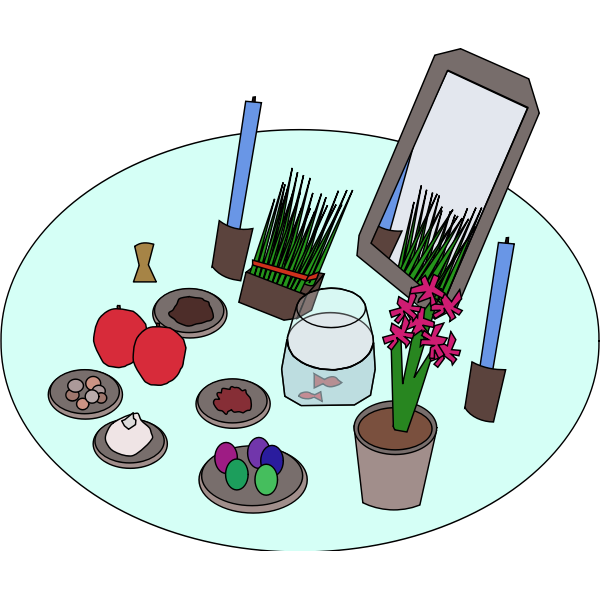 SVG haft seen table