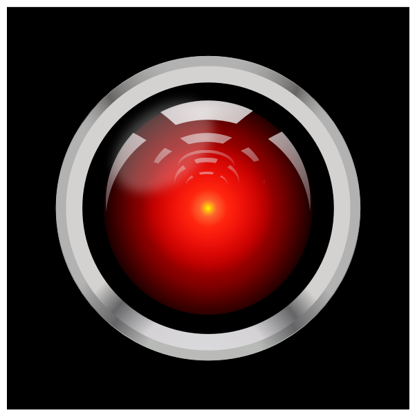 SVG HAL9000 vector drawing