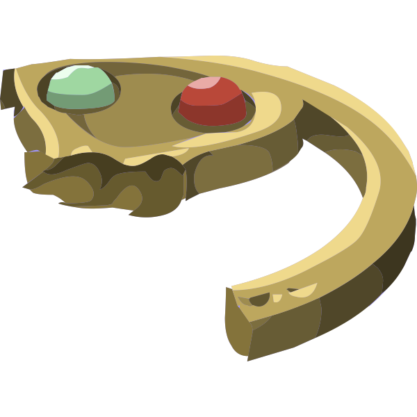 SVG Half of magical pendant piece