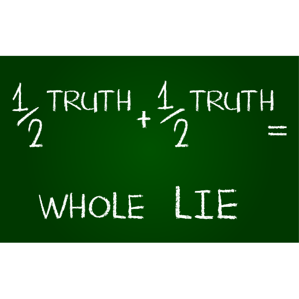 SVG Half Truth Whole Lie