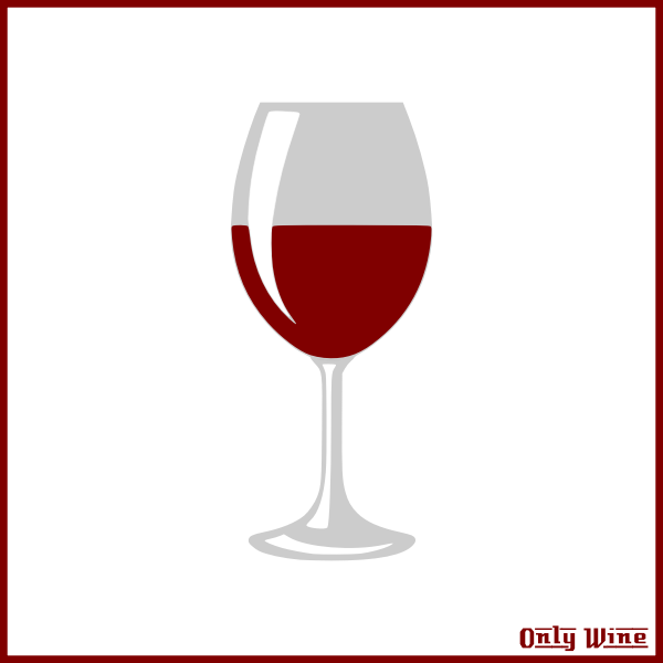 SVG Half wine glass