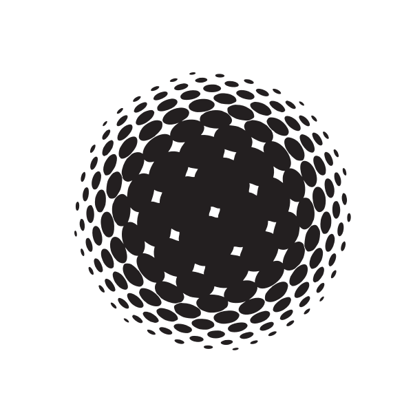 SVG Halftone art design