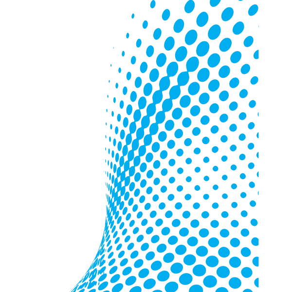 SVG Halftone blue dots