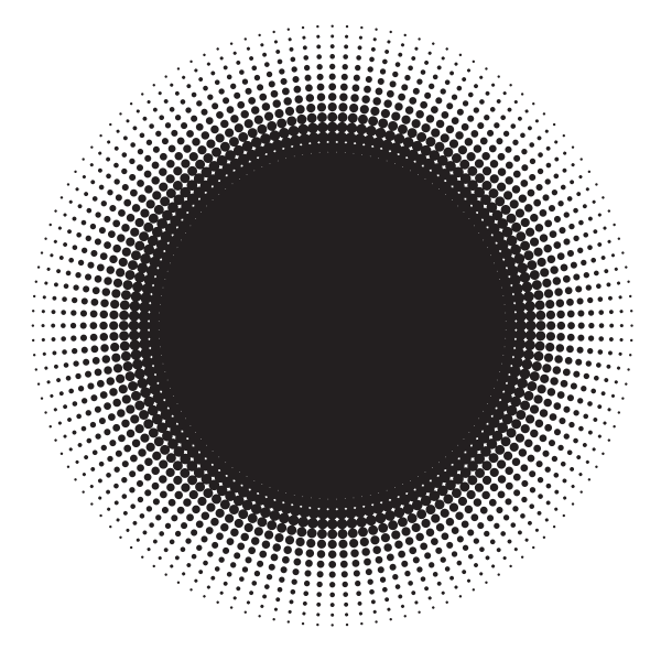 SVG Halftone graphic element