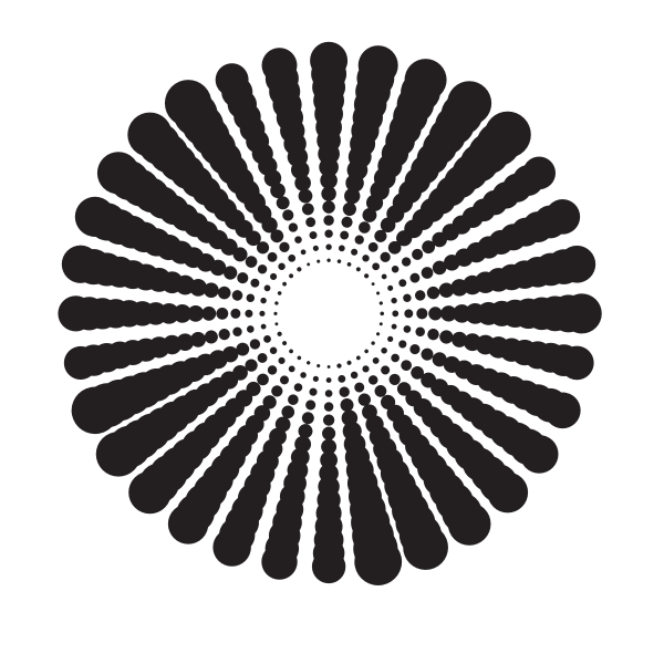 SVG Halftone rays
