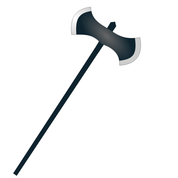 SVG Halloween axe icon vector graphics